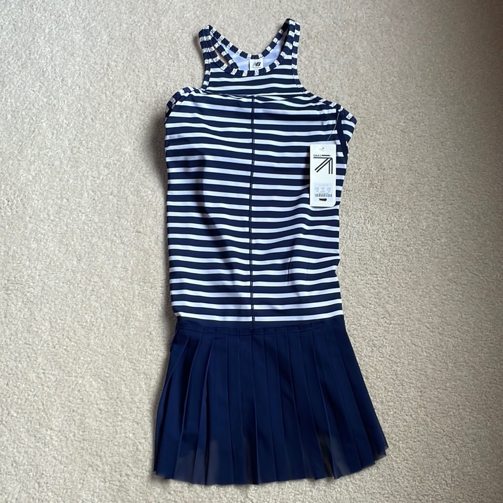 NWT preppy cute exercise or tennis dress. K crew new balance collab